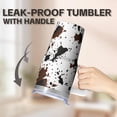 thumbnail image 5 of Double Wall 20oz Geometric Stainless Steel Tumbler with Handle, Insulated Travel Coffee Mug Leak Proof Lid and Straw, 5 of 5