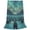 Green, variant on Moose Blanket, Abstract Watercolor Pine Tree Flannel Throw, Artistic Silhouette Decorative Fleece 50x40
