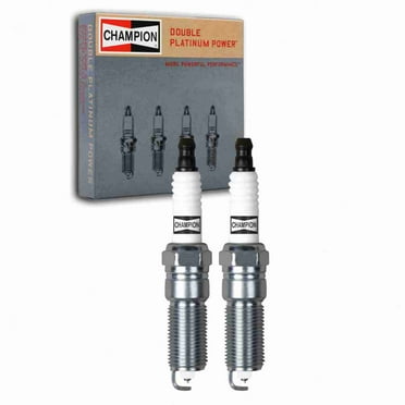 2 pc Champion 7570 Double Platinum Spark Plugs for RE14PMPB SPLZTR5A13 Ignition Wire Secondary Fits select: 2003-2008 DODGE RAM 1500, 2001-2010 CHRYSLER PT CRUISER