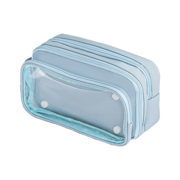 KMMYS Multi-Purpose Pencil Pouch, Large Capacity Removable Zippered Organizer, Waterproof Storage Pouch for Office, Travel, and Accessories, Pencil Case