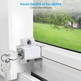 thumbnail image 4 of 2 x White Sliding Patio Door Locks Fixed Bolt Window Security Lock for Child Safety, White, 4 of 5