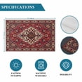 thumbnail image 6 of Country Boho Placemats Set of 8, Farmhouse Ethnic Abstract Nation Aesthetic Placemats for Dining Table, Place Mats for Kitchen Tabletop, Waterproof Wipeable Dining Table Mats Set, 6 of 9