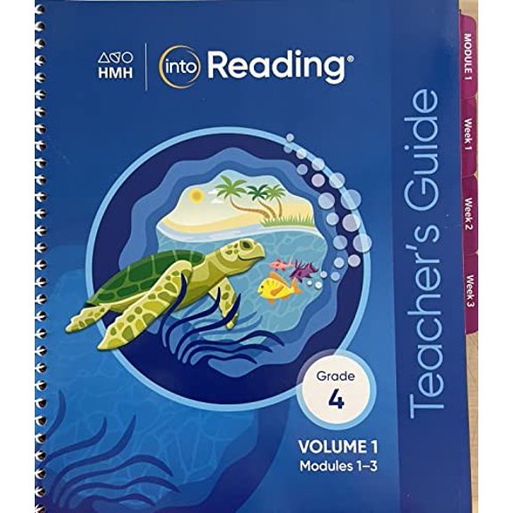 Pre-Owned HMH Into Reading, Grade 4, Volume 1, Modules 1-3, Teacher's Guide, c 2020, 9780358461951, 0358461952 Paperback