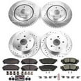 thumbnail image 3 of PowerStop Front and Rear Z23 Evolution Sport Carbon-Fiber Ceramic Brake Pad and Drilled & Slotted Rotor Kit Fits: LEXUS Select Models K7605, 3 of 3
