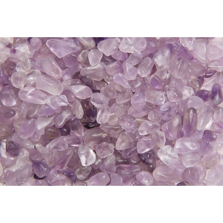 Amethyst Crystal Stone - Fantasia Crystal Vault: 1 lb Amethyst Tumbled Stones - XSmall - 0.5