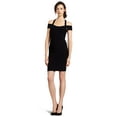 thumbnail image 1 of BCBGMAXAZRIA Robe à Bretelles Dos Nu à Sequins pour Femmes, Noir/combo, Très Petit, 1 of 2