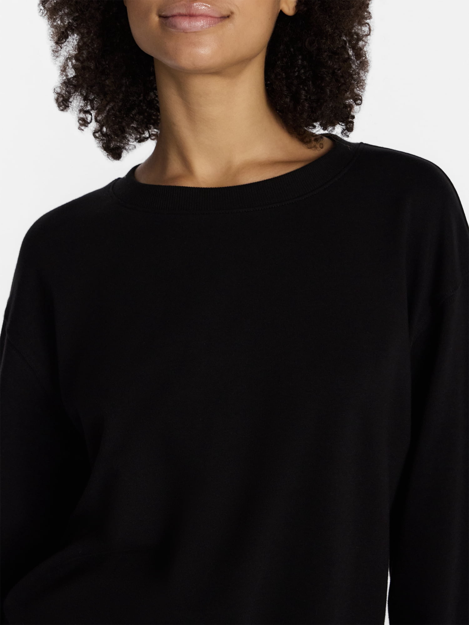 No Boundaries Sleepwear Top with Long Sleeves, Women’s XXS-3X
