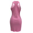 thumbnail image 5 of IROINNID Sheath Dress For Women Fashion Gorgeous Sheath Sleeveless Dress Solid Color Deep V-Neck Dress V-Neck Short Dress, 5 of 6