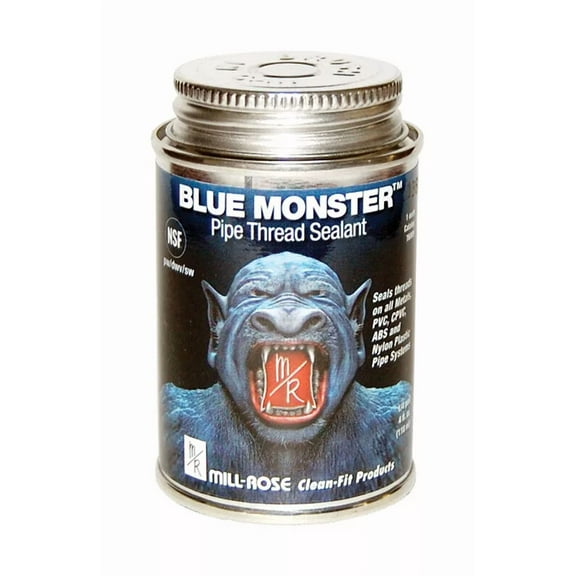 OPAL- Mill Rose Blue Monster Blue Pipe Thread Sealant 4 Oz.