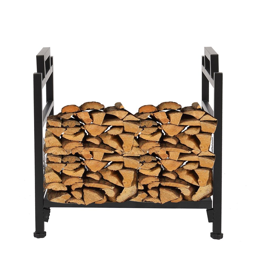 Indoor/Outdoor Firewood Racks, Adjustable Fire Log Wood Holder Racks