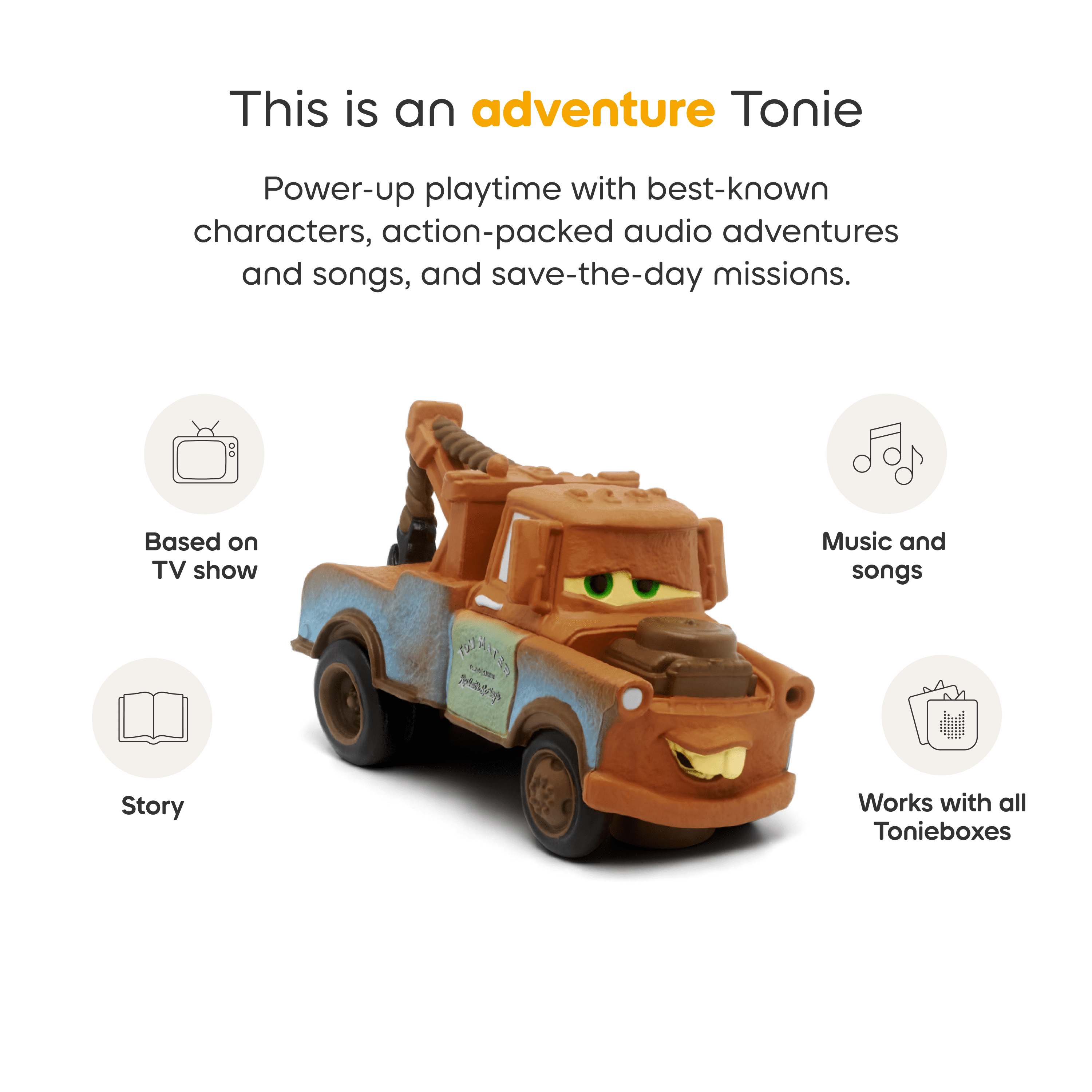 Tonies Audio Character - Cars Mater (ENGLISH ONLY)