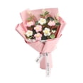 thumbnail image 2 of Ramo de flores de ganchillo, ramo de punto, elegante, artístico, delicado, decorativo para Rosa, 2 of 9