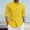 Yellow, variant on Fnnxeal White Men's Linen Shirt - 2XL Size, Long Sleeve Button Down with Chest Pocket, Breathable Smart Casual Summer Top for Men