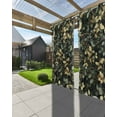 thumbnail image 3 of nqOlkjepod Outdoor Curtains for Patio Waterproof, Branches Green Leaves Outdoor Privacy Panels Grommet, Vintage Botanical Forest Blackout Outside Curtains for Porch/Cabana/Pergola 54"x84", 2 Panels, 3 of 8
