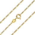 thumbnail image 2 of Ariana Lucci 14K Gold Filled 1.5mm Thin Italian Figaro Chain Necklace, Non Tarnish Link Chain, Compatible with Pendants and Charms, Genuine 1/20 14K Gold Filled Made in Italy, 20", 2 of 7