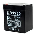 thumbnail image 4 of 5x Pack - Compatible Technacell 80018 Battery - Replacement UB1250 Universal Sealed Lead Acid Battery (12V, 5Ah, 5000mAh, F1 Terminal, AGM, SLA) - Includes 10 F1 to F2 Terminal Adapters, 4 of 10