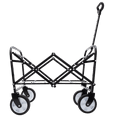 thumbnail image 5 of Foldable Wagon Cart with Strapping, Collapsible Beach Utility Wagon Grocery Cart Camping Shopping Sports Gardeing Fishing Supports 225lbs, 5 of 9