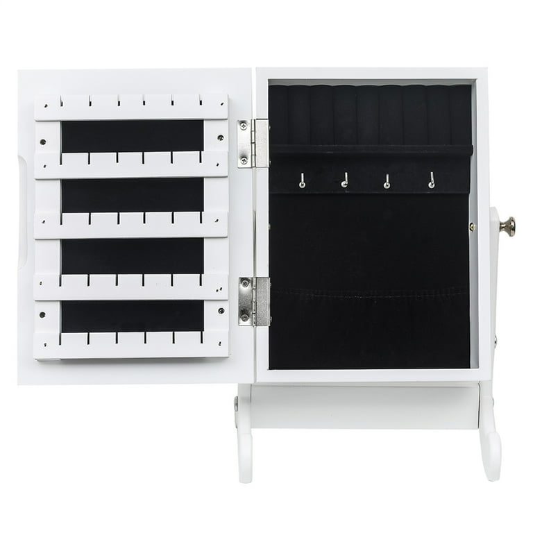 Tabletop jewelry armoire deals