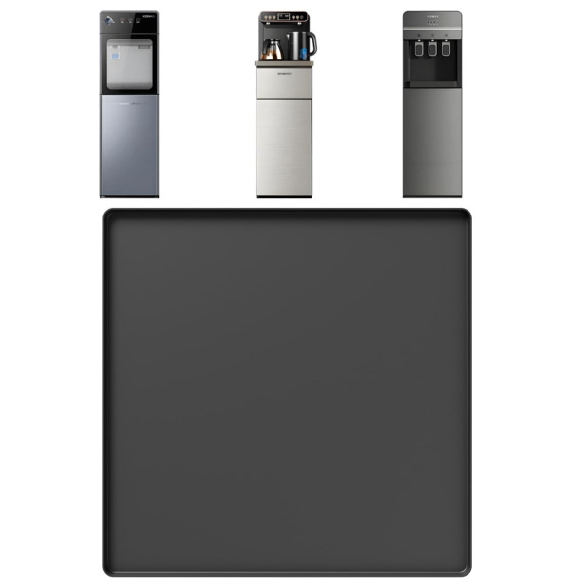 50X50Cm Fridge Silicone Mat Non-Slip Drip Pan Raised Edges For Protects Floors Non-Slip Mini Drip Pan With Raised Edges