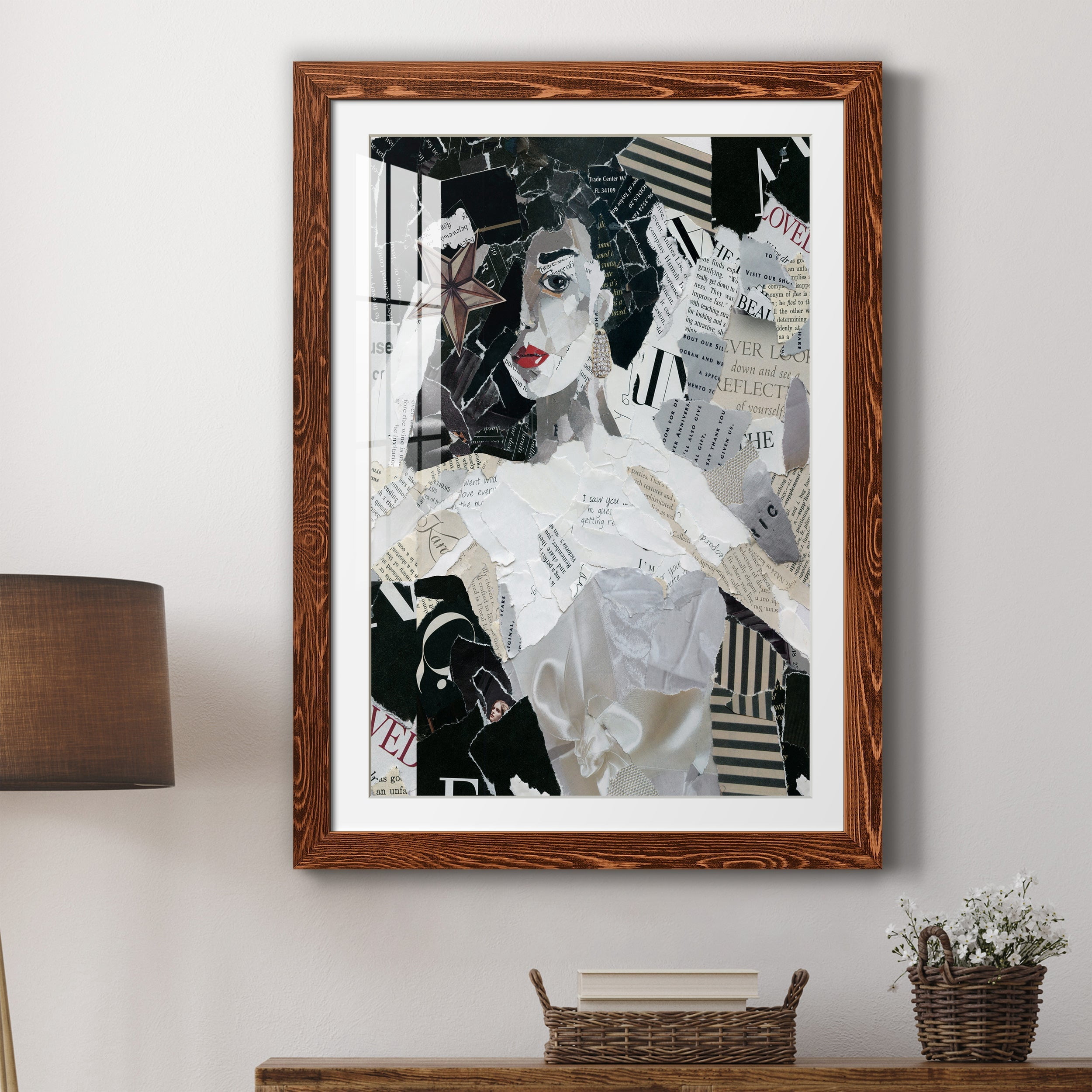 Runway Star - Premium Framed Print - Distressed Barnwood Frame - Ready to Hang