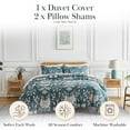 thumbnail image 2 of Vintage Garden Printed Duvet Cover Set by SouthShore Fine Linens, 2 of 9