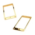 thumbnail image 3 of bedienty 2 Pieces Guitar Pickup Frame Humbucker Pickup Rings for Electric Guitar Part Gold 8.9x4.5x0.37cm, 3 of 6