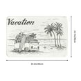 thumbnail image 3 of Disketp Summer Vacation Scene With Camping Van Mat For Front Door Outside - Doormat Outdoor Entrance - Welcome Mats Outdoor,Outside Entry And Outdoor Entrance 16''X24'', 3 of 9