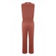 thumbnail image 4 of Gibobby Monos de Moda Mujer Soid Summer Button Lace Up Manga corta Light Rip Straight Mono Chaleco Pantalones largos(Rojo， M), 4 of 5