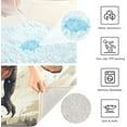 thumbnail image 5 of Dreamtimes Bathroom Rug Toiletry Mat Set Big Rex Dinosaur Print, Soft Absorbent Bath Rug and U-Shaped Contour Toilet Rug, Non-Slip Bath Carpet Bath Mats for Bathroom 17.3"x13.4"+23.6"x15.7", 5 of 5