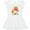 AA-White, variant on Inktastic Mushroom Cottage Girls Toddler Dress