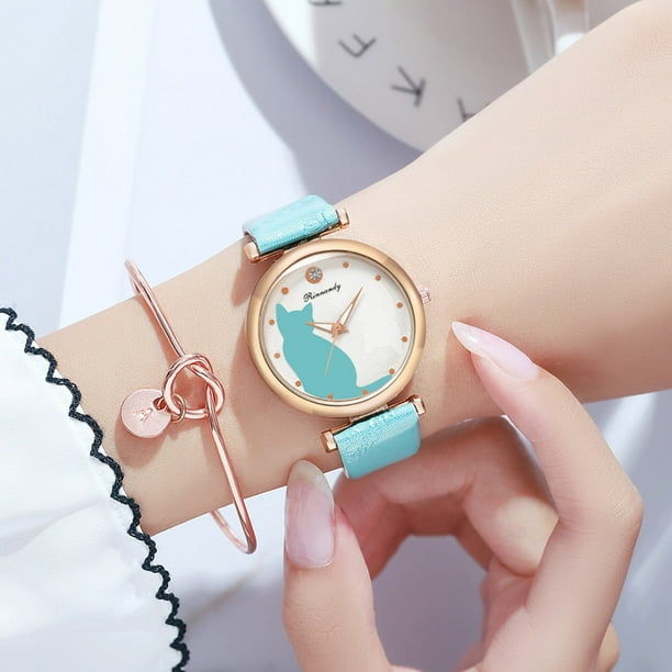 Reloj de cuarzo para mujer, relojes para mujer, reloj de pulsera informal para mujer, correa de malla de cuarzo, relojes de pulsera analógicos de moda, 1 reloj
