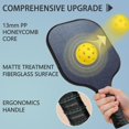 thumbnail image 4 of Pickleball Paddles Set Of 1, Fiberglass Surface, Denim Jean Print, 1 Paddle, 2 Balls & Bag, 4 of 5