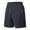 Dark Gray, variant on Summer Plus Size Men Shorts Elastic Waist Solid Color Straight Leg Moisture-Wicking Casual Loose Cargo Shorts With Pocket Sport Fashion Workout Athletic Shorts Sweatpants M-6XL