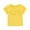 Yellow, variant on Feancey Toddler Girls Ruffle T Shirts Cotton Casual Short Sleeve Round Neck Tops Summer 2025 Trendy Kids T-shirt Summer Clearance Green 6 Months