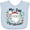 AE-Light Blue, variant on Inktastic My Second Christmas Santa with Candy Canes Boys or Girls Baby Bib