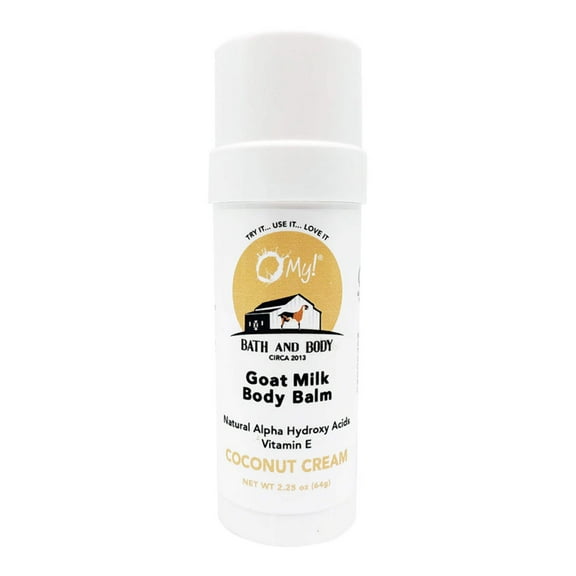 O My! Goat Milk Body Balm | Excellent for all Skin Types | Free of Parabens & More | Handcrafted in USA