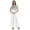 White, variant on Bimba Stylish Solid Dungaree For Womens Adjustable Strap Loose Rayon Romper Pants