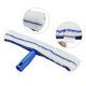 thumbnail image 4 of Microfibra Fregadora Limpieza Herramienta para Ventana, Vidrio, Mármol Pared, Hogar, Baño, 13,78 Pulgadas, Azul Blanco, 4 of 6