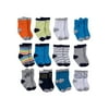Onesies Brand Baby Boy Assorted Stay-on Jersey Crew Socks, 12-Pack
