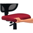 thumbnail image 5 of Armless Mesh Drafting Stool, Fabric, Red, Mid Back, 5 of 6