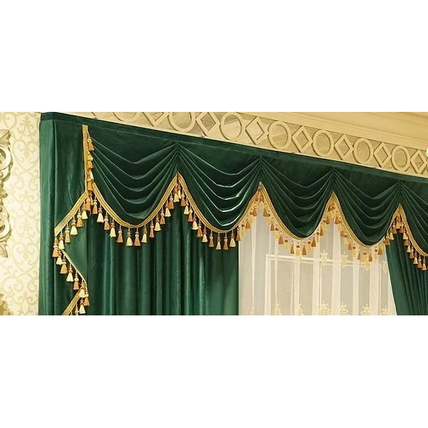 Velvet Curtains for Living Room Blackout Luxury Decor Bedroom Hall Drapes Green Sheer Window Fabric Blinds Tend Interior Thermal