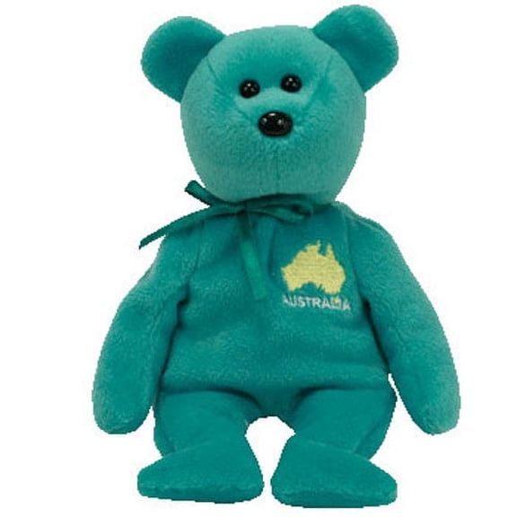 ty beanie baby - down under the australia bear (asia-pacific exclusive) (8.5 inch)