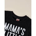 thumbnail image 5 of Franhais 2Pcs Little Boys Casual Outfit, Letter Printing Short Sleeve Tops + Camouflage Long Pants, 5 of 9