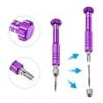 thumbnail image 4 of Unique Bargains Stainless Steel Badminton Grommet Remover Racquet Eyelets Nail Cone, Purple, 4 of 6