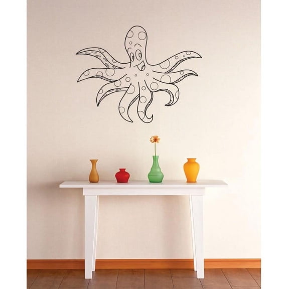Custom Designs Octopus Sea Creature Animal Image Bathroom 20 X20" -