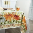 thumbnail image 3 of Watercolor Pumpkins Fall Plastic Party Tablecloth, 84 x 54in, 3 of 3