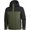 Military Green, variant on Pioneer Camp Men's Waterproof Rain Jacket Hooded Lightweight Hiking Shell with 4 Pockets