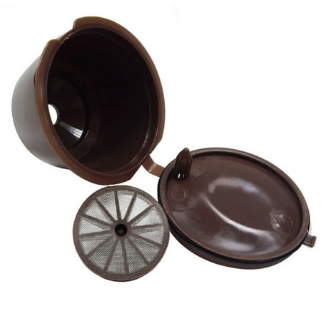 

Shishian 1X Filter 1Pc Sweet Taste Coffee Capsule Filter Plastic Reusable Coffee Capsules Brown （Clearance）