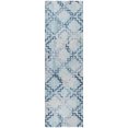 thumbnail image 2 of Addison Rugs Dream Shag Premium Machine Washable Transitional Tribal Blue Runner Rug, 2'3" x 7'6", 2 of 8