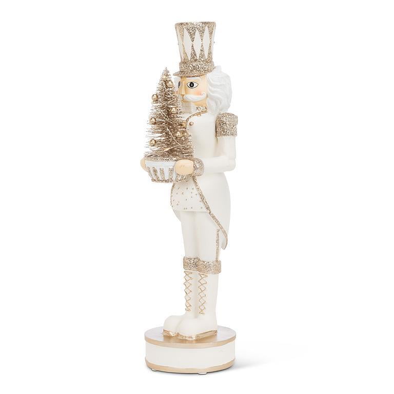 Abbott Collection Nutcracker with Tinsel Tree - Thumbnail 3